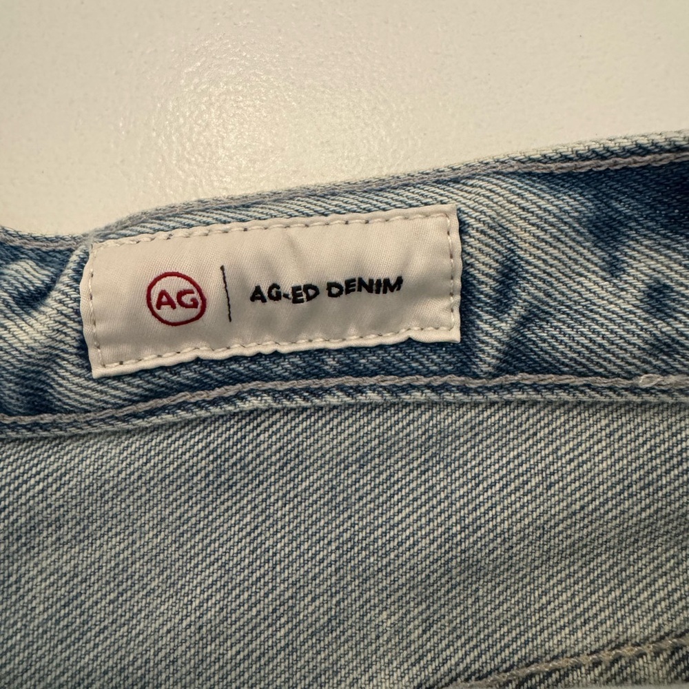 Ag Adriano Goldschmied Alexxis Denim Short High Rise Wedgie NWT size 29 $178 - Picture 3 of 8
